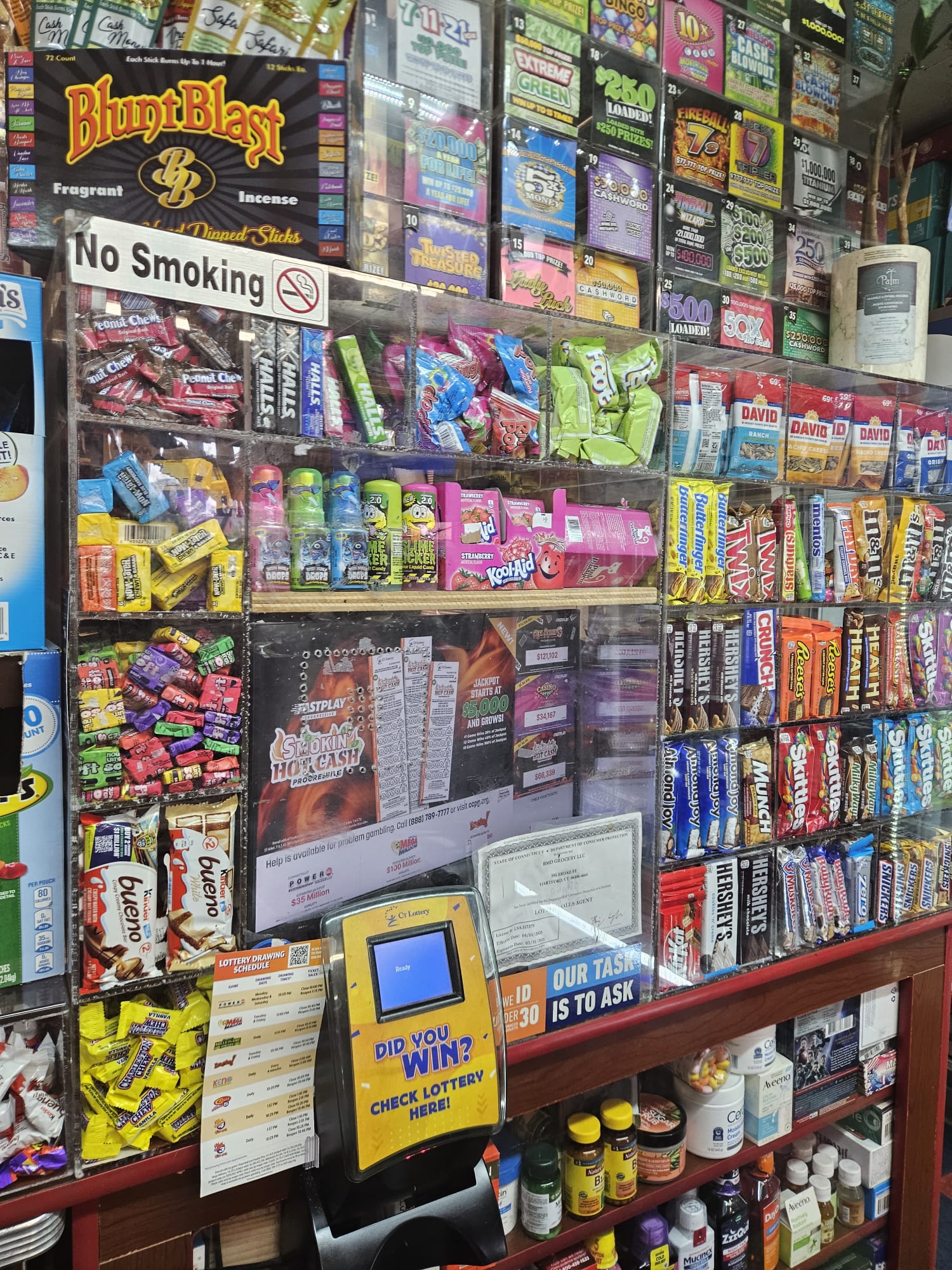 Snacks Chips & Chocolates Section